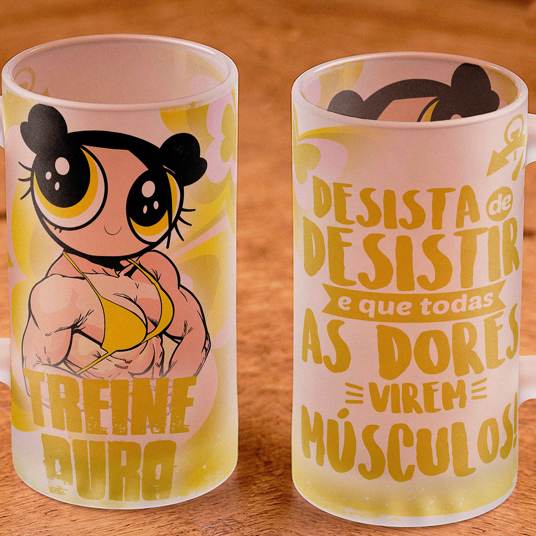 12 Artes para Copo Chopp Meninas Super Poderosas Arquivo em Jpg 10