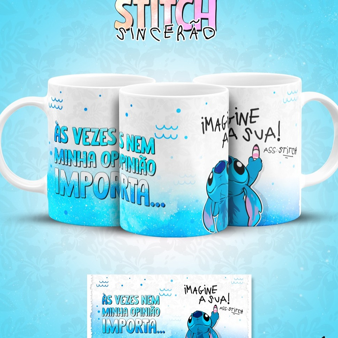 13 Artes para Caneca Stitch Sincerão Arquivo em Jpg  13
