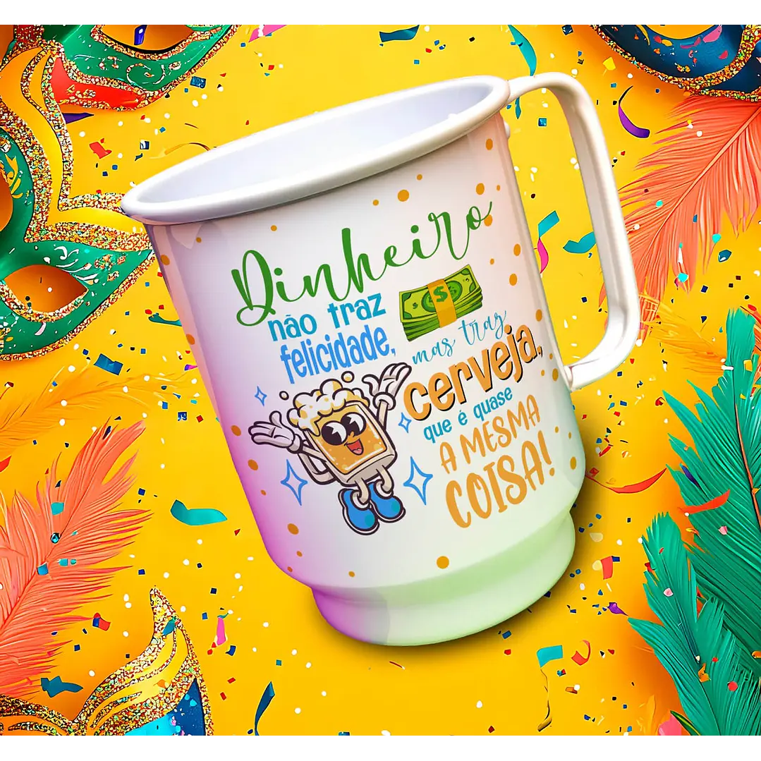 13 Artes para Copo Chopp Carnaval Arquivo Editável 1