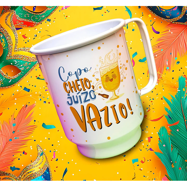 13 Artes para Copo Chopp Carnaval Arquivo Editável 7