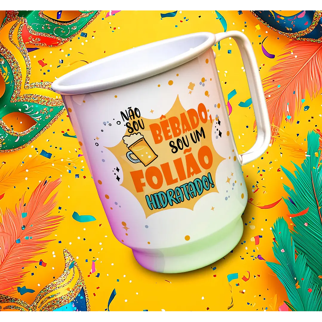 13 Artes para Copo Chopp Carnaval Arquivo Editável 9