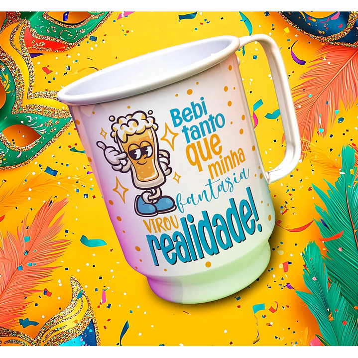 13 Artes para Copo Chopp Carnaval Arquivo Editável 10