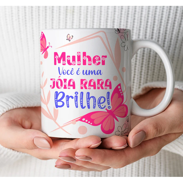 26 Artes para Caneca Alfabeto Dia das Mulheres Arquivo Editável 6