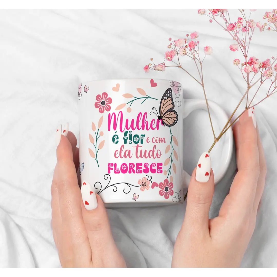 26 Artes para Caneca Alfabeto Dia das Mulheres Arquivo Editável 7