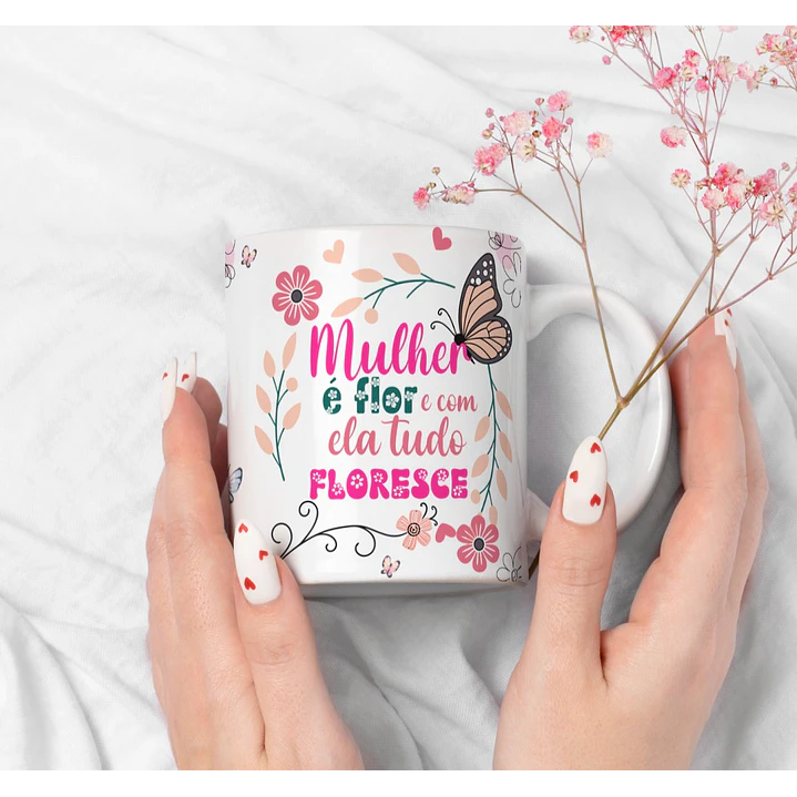 26 Artes para Caneca Alfabeto Dia das Mulheres Arquivo Editável 7