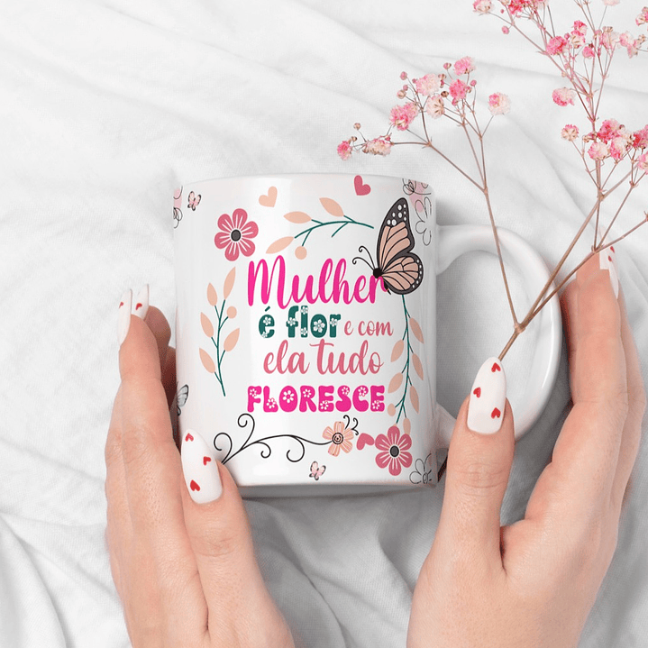26 Artes para Caneca Alfabeto Dia das Mulheres Arquivo Editável 7