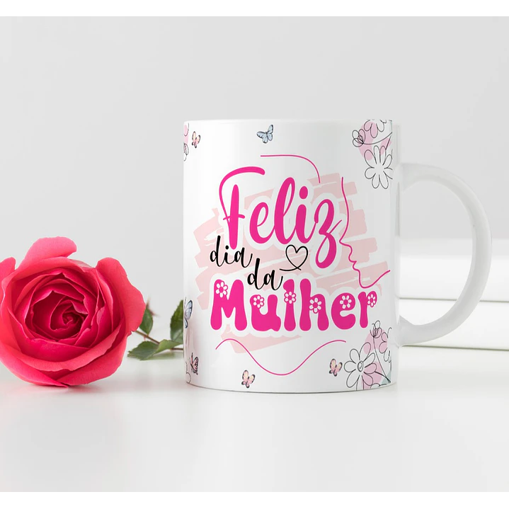 26 Artes para Caneca Alfabeto Dia das Mulheres Arquivo Editável 9