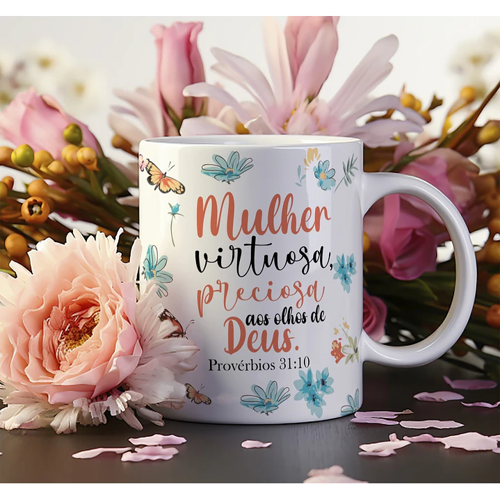 26 Artes para Caneca Alfabeto Dia das Mulheres Arquivo Editável 11