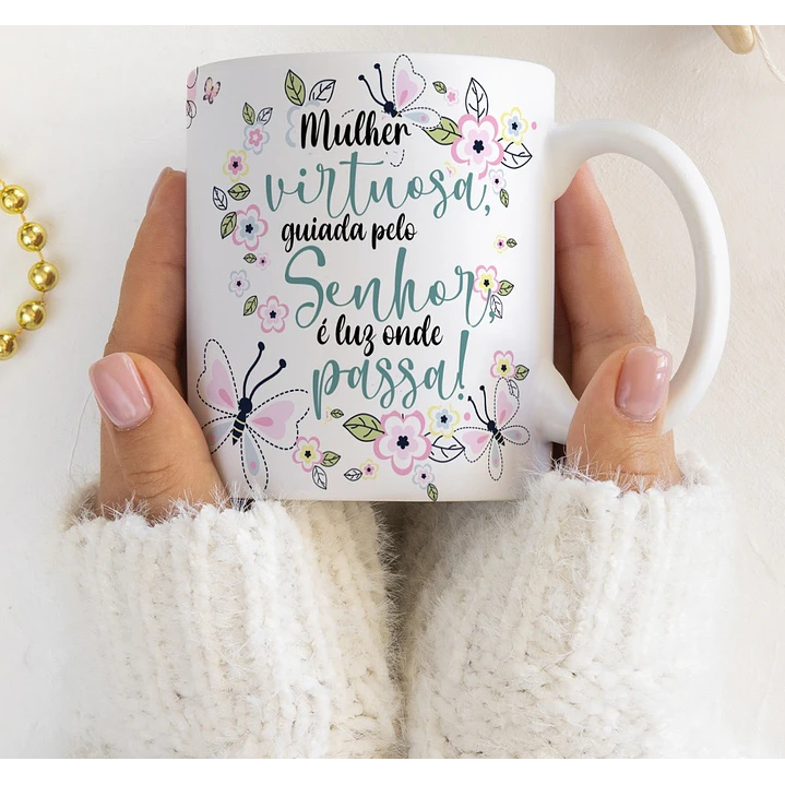 26 Artes para Caneca Alfabeto Dia das Mulheres Arquivo Editável 13