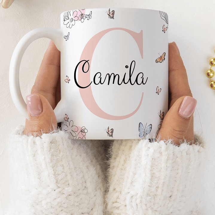 26 Artes para Caneca Alfabeto Dia das Mulheres Arquivo Editável 15