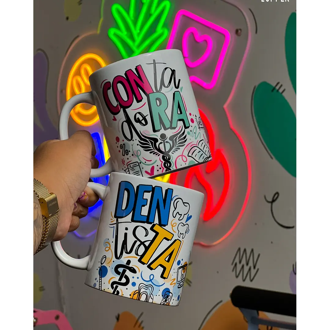 118 Artes para Caneca Profissões Arquivo em Jpg 6