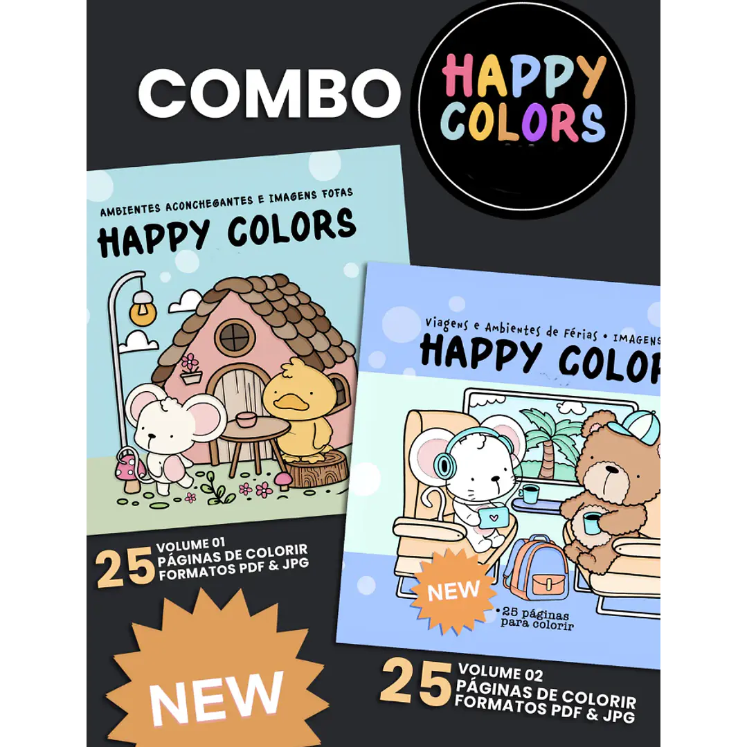Arquivos Livros de Colorir Happy Colors Desenhos Completo em Pdf 2