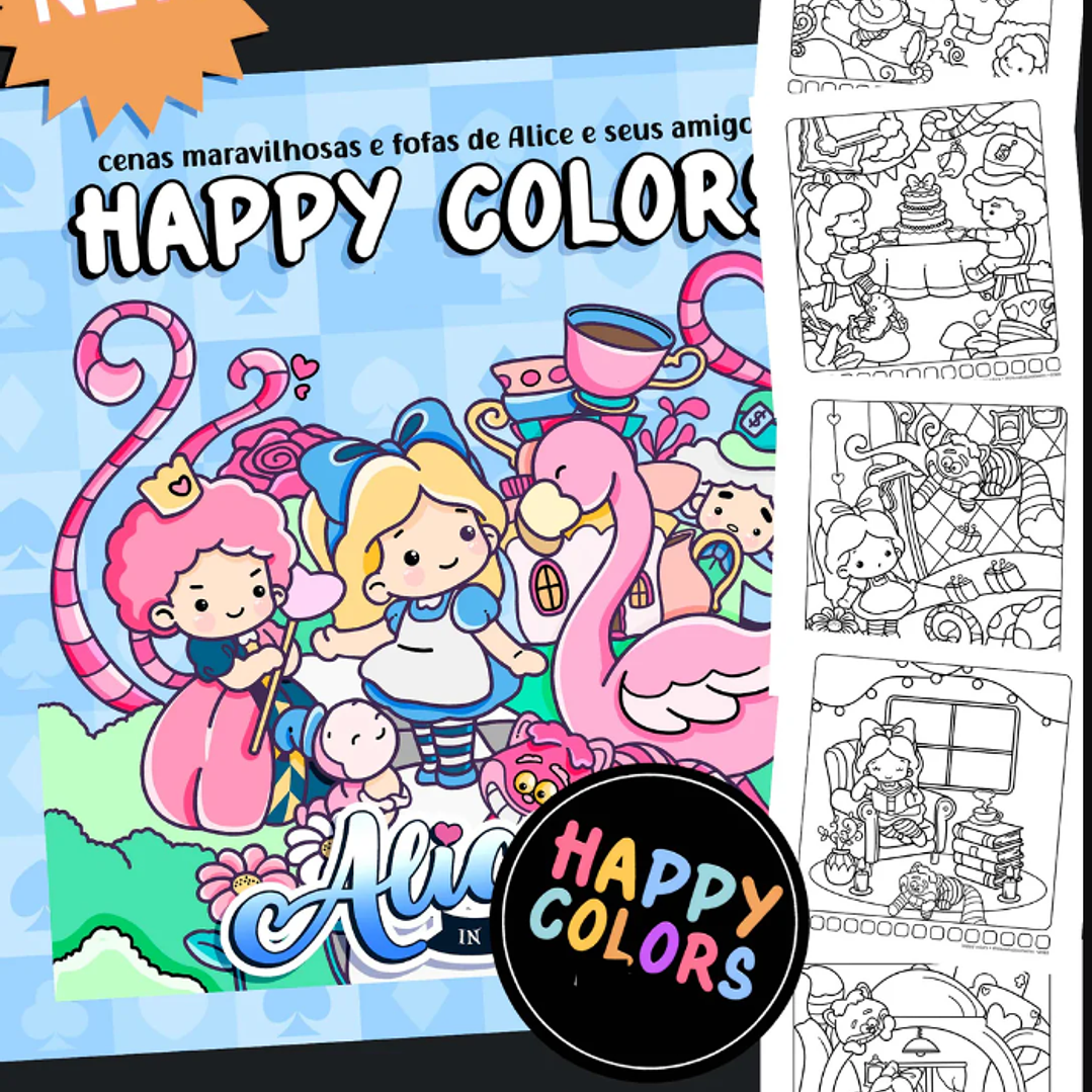Arquivos Livros de Colorir Happy Colors Desenhos Completo em Pdf 3
