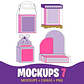 Arquivos Mockups Caixinhas Personalizados Festa em Png - Thumbnail 2