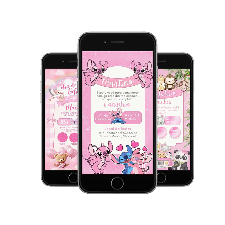 Pack Canva Convites Digitais Interativos Templates Editáveis 128 Artes 5
