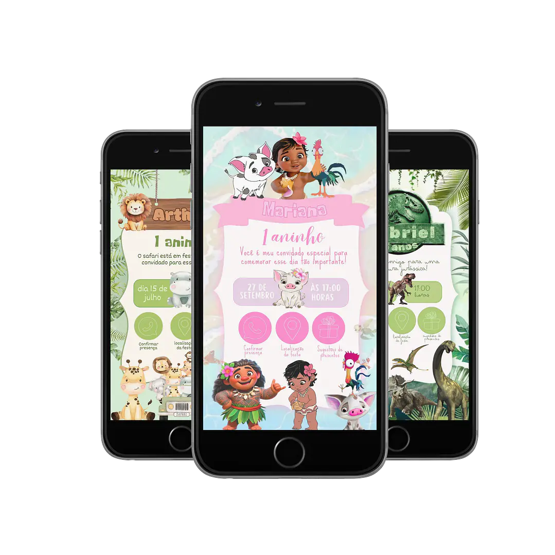 Pack Canva Convites Digitais Interativos Templates Editáveis 128 Artes 6