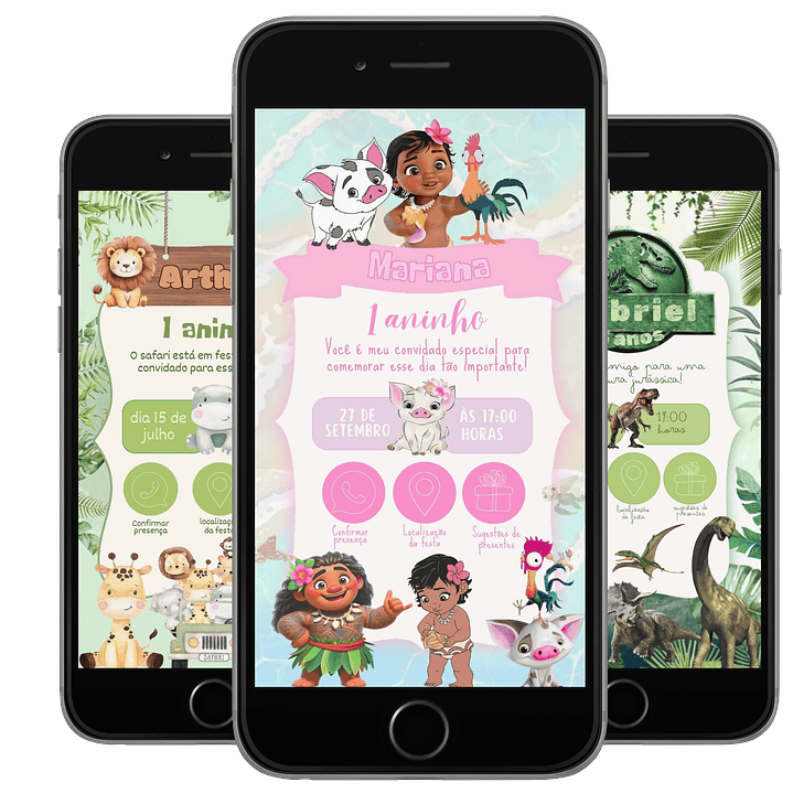 Pack Canva Convites Digitais Interativos Templates Editáveis 128 Artes 6