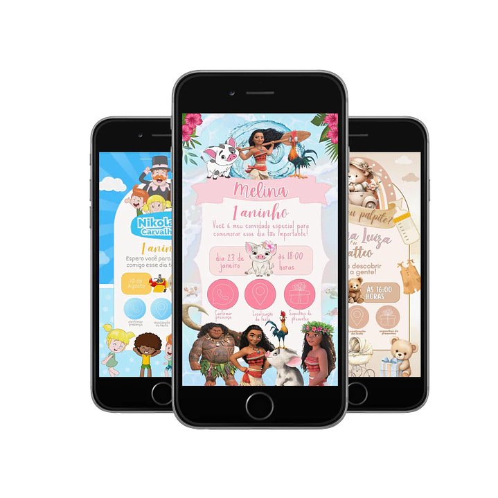 Pack Canva Convites Digitais Interativos Templates Editáveis 128 Artes 7