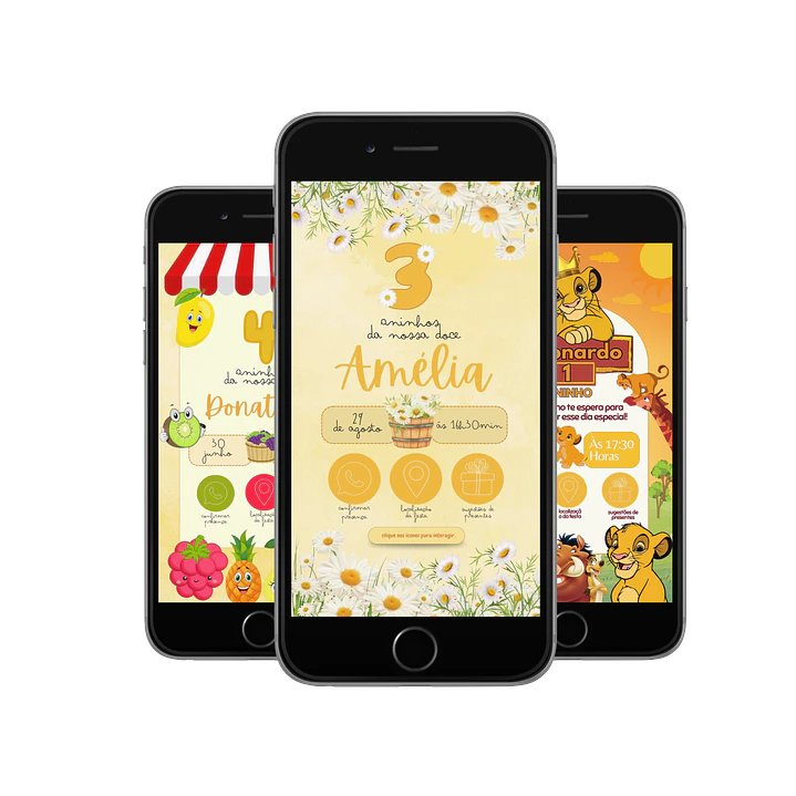 Pack Canva Convites Digitais Interativos Templates Editáveis 128 Artes 10