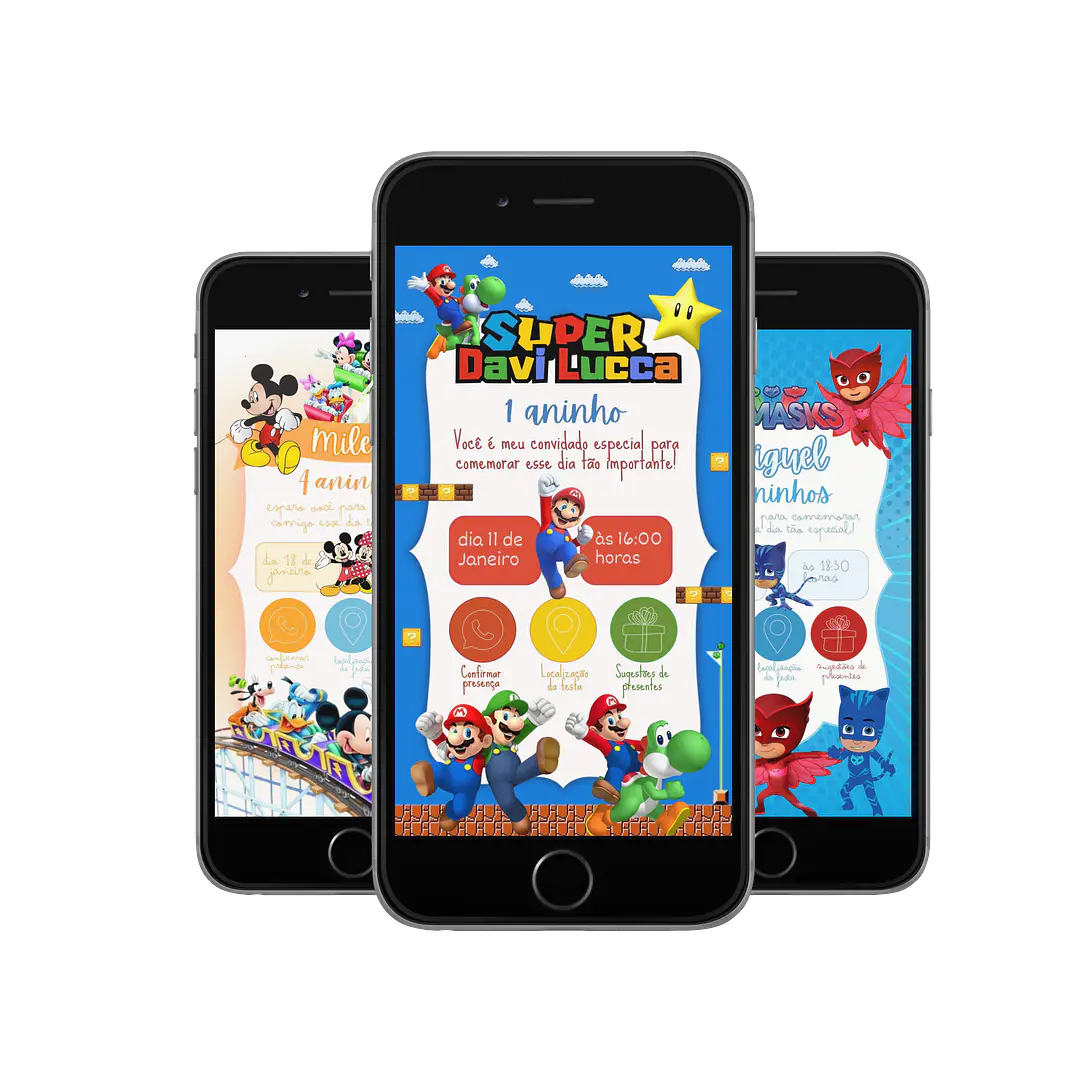 Pack Canva Convites Digitais Interativos Templates Editáveis 128 Artes 17