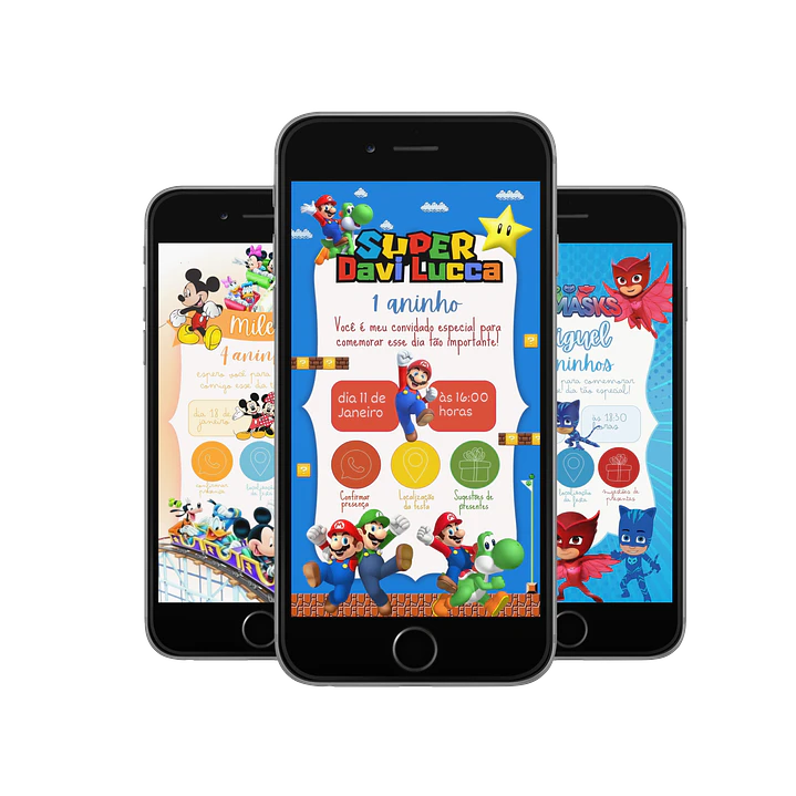 Pack Canva Convites Digitais Interativos Templates Editáveis 128 Artes 17