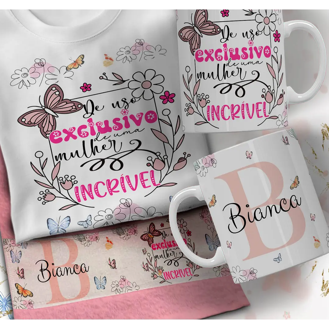 66 Artes para Caneca Camisa e Toalhinha Dia das Mulheres Arquivo em Editável  4