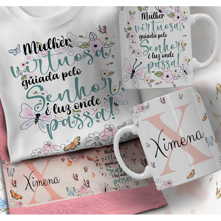 66 Artes para Caneca Camisa e Toalhinha Dia das Mulheres Arquivo em Editável  26