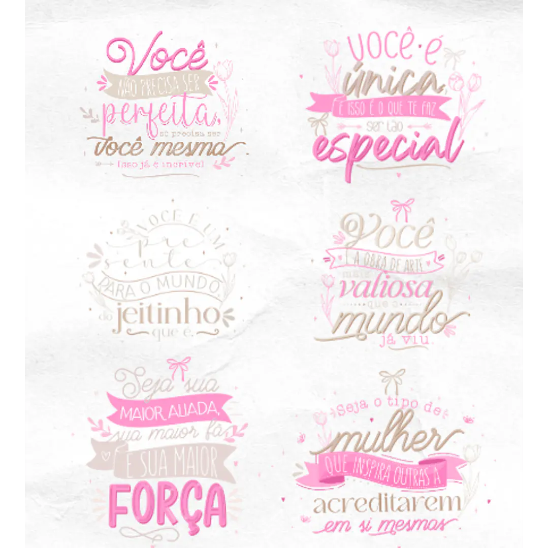 Arquivos Prontos Frases Motivacionais Manifesto Feminino, Junto e Misturado,Baralho do Autocuidado Arquivo editável 4