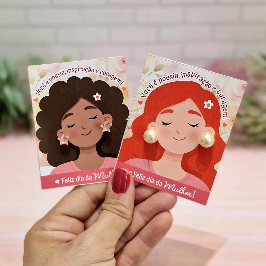 Arquivo Tags Brinco Dia da Mulher Kit Digital em Pdf e Png 1