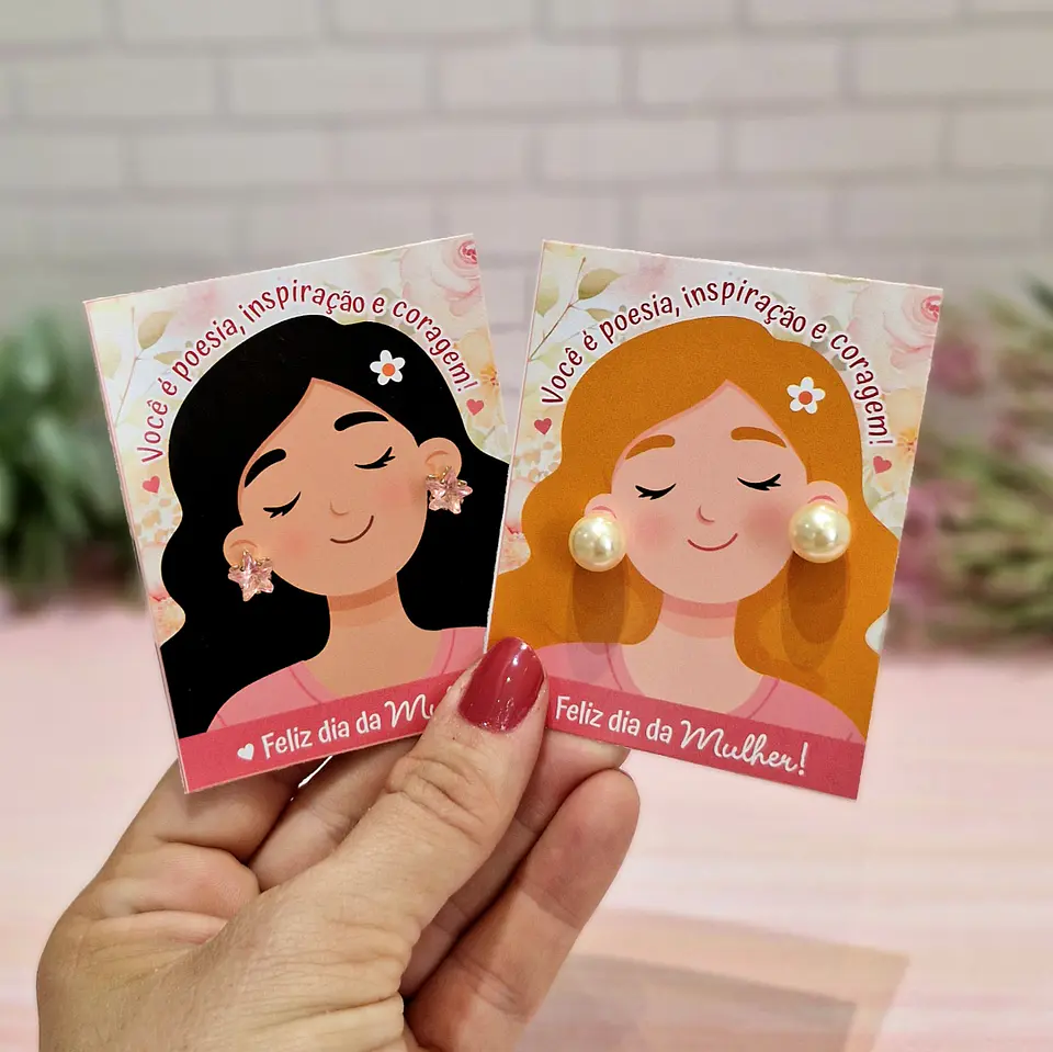 Arquivo Tags Brinco Dia da Mulher Kit Digital em Pdf e Png 3