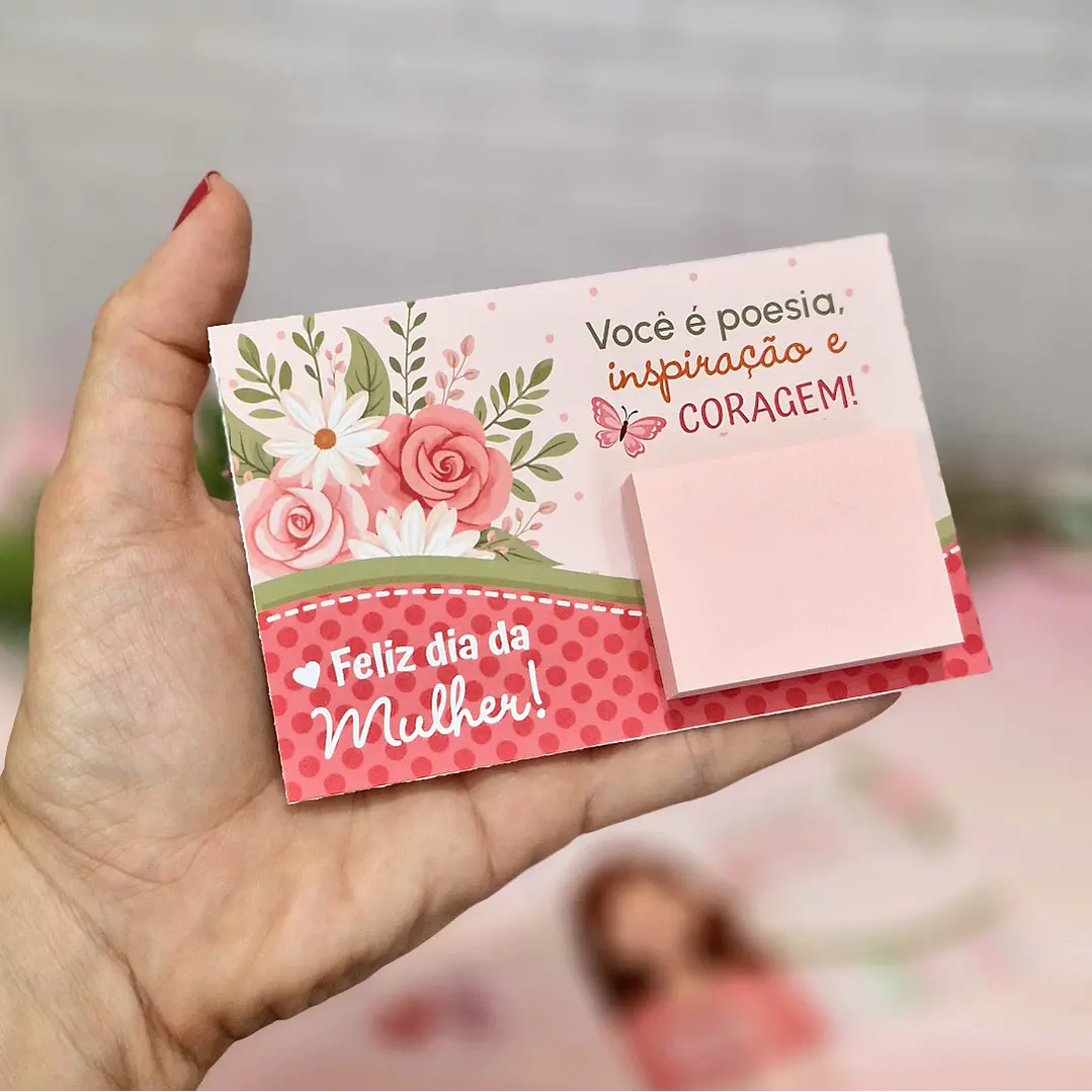 Arquivo Tags Post It Dia da Mulher Kit Digital em Pdf e Png 4