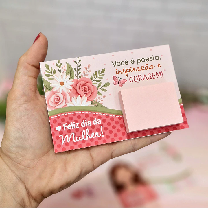 Arquivo Tags Post It Dia da Mulher Kit Digital em Pdf e Png 4