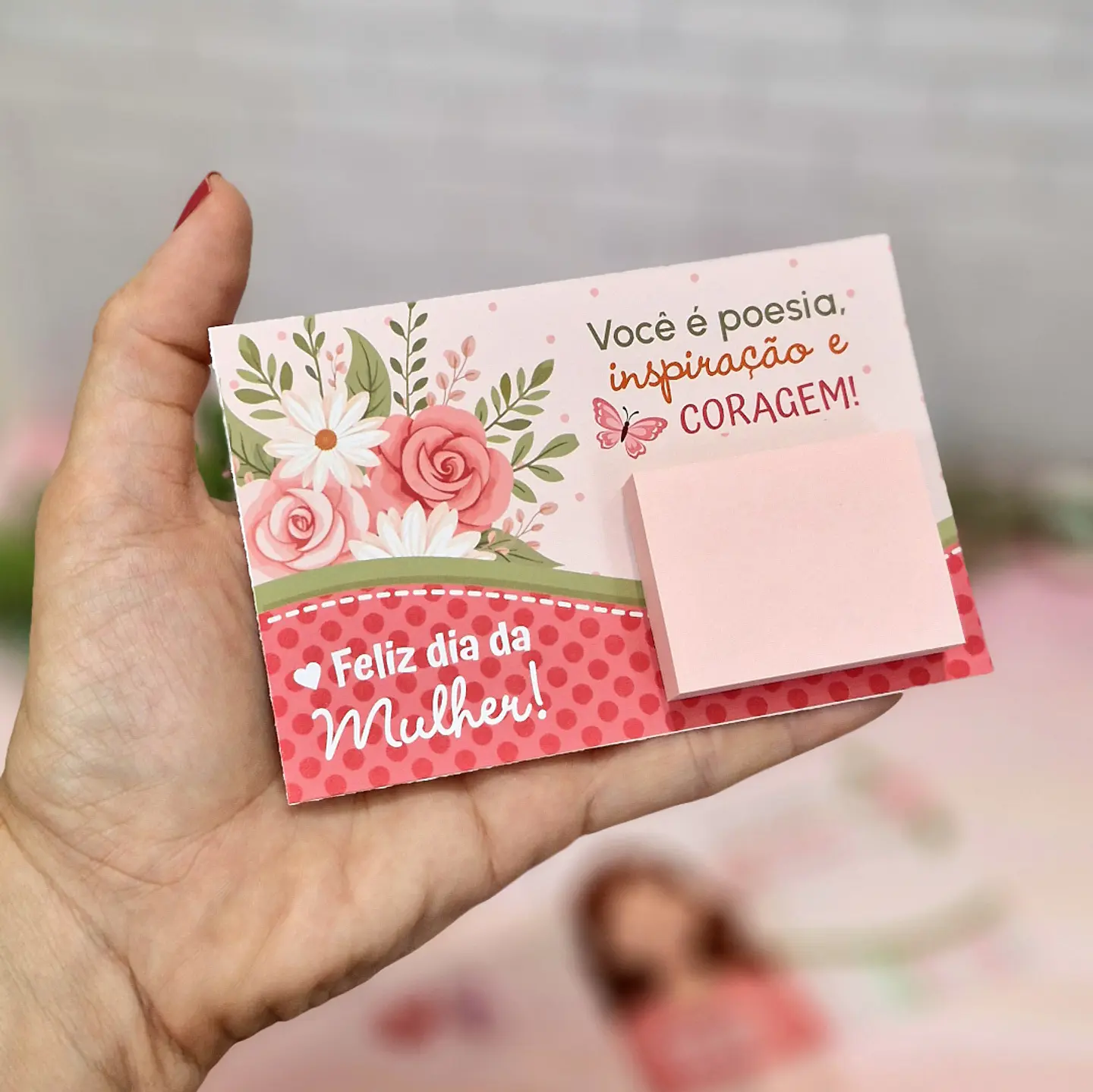 Arquivo Tags Post It Dia da Mulher Kit Digital em Pdf e Png 4