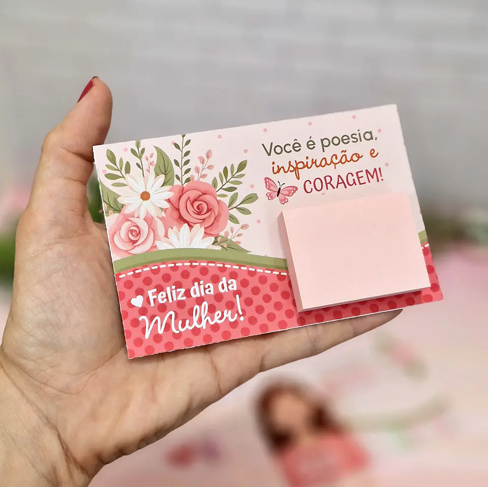 Arquivo Tags Post It Dia da Mulher Kit Digital em Pdf e Png 4