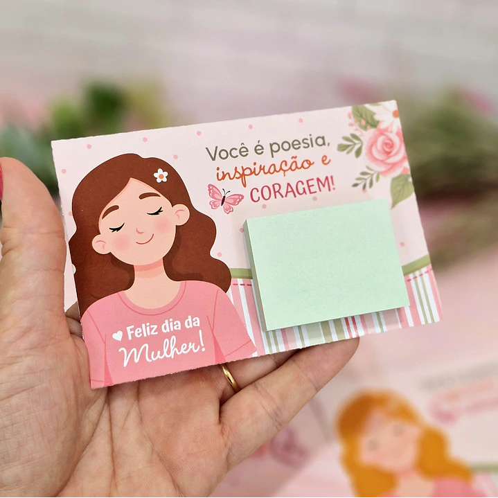 Arquivo Tags Post It Dia da Mulher Kit Digital em Pdf e Png 7