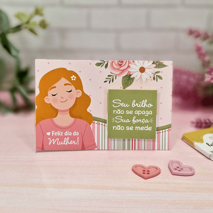 Arquivo Cartão Card La Creme Dia da Mulher Kit Digital em Pdf e Png 4