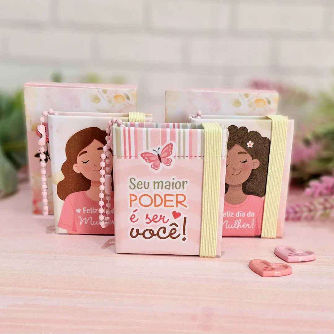 Arquivo Chaveiro Post It Dia da Mulher Kit Digital em Pdf e Png 2
