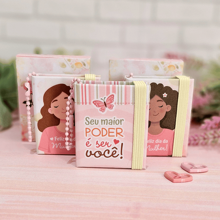 Arquivo Chaveiro Post It Dia da Mulher Kit Digital em Pdf e Png 2