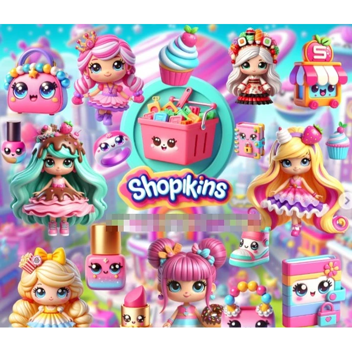 Kit Digital Shopkins em Png 1