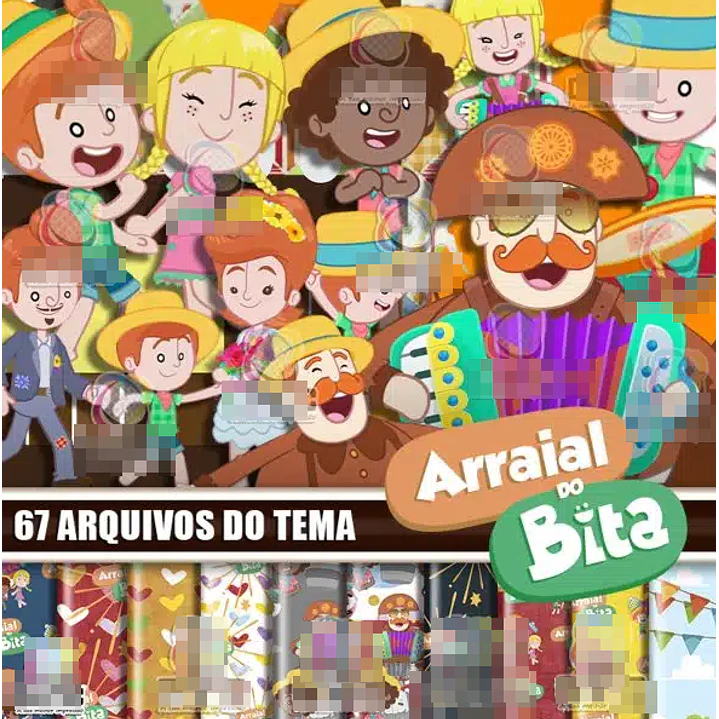 Kit Digital Arraial do Bita em Png  1