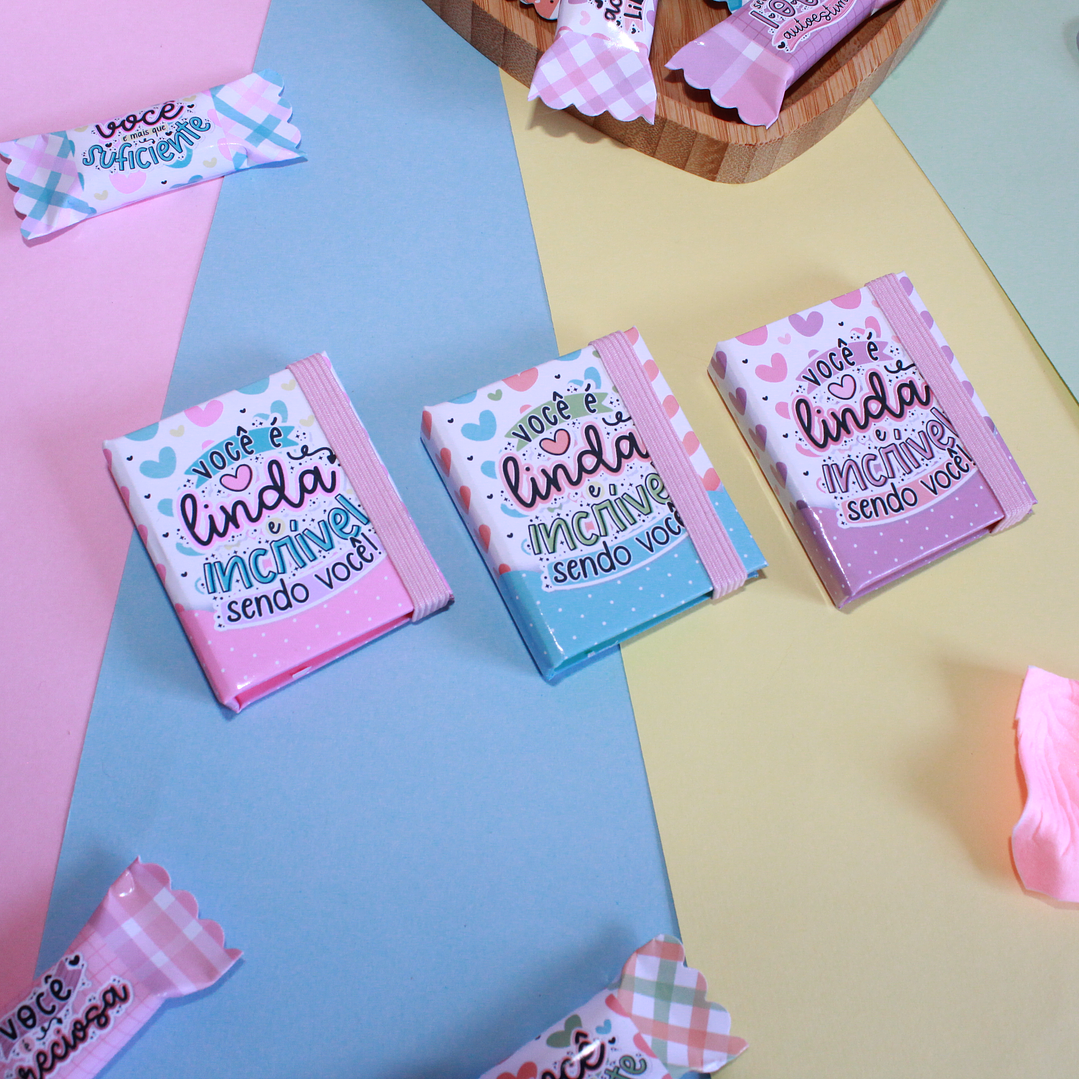 Arquivos Post-it 5x3,5cm Dia da Mulher Kit Digital Pdf e Png 1