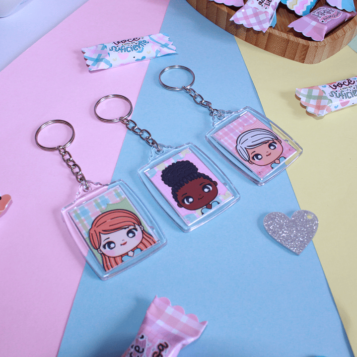 Arquivos Chaveiro acrílico Dia da Mulher Kit Digital Pdf e Png 4