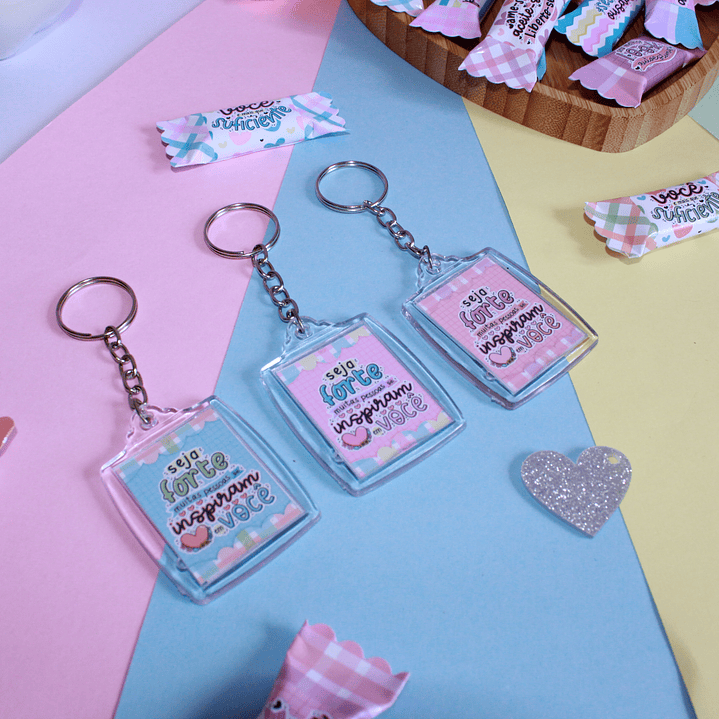 Arquivos Chaveiro acrílico Dia da Mulher Kit Digital Pdf e Png 8