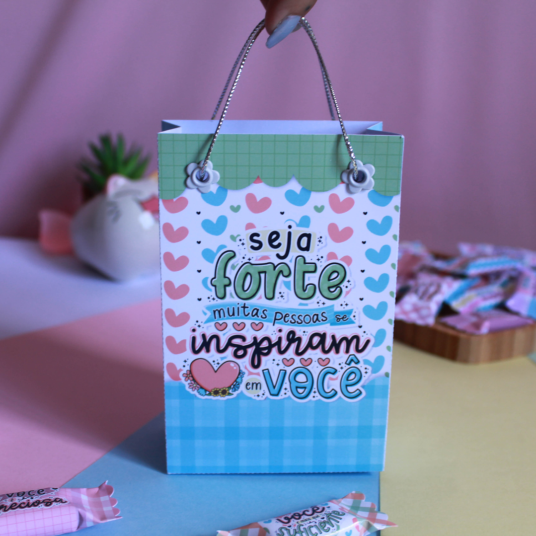 Arquivos Sacolinha Dia da Mulher Kit Digital Pdf e Png 3