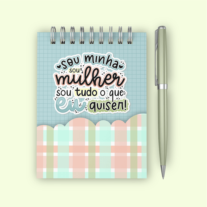 Arquivos Bloquinho A6 Dia da Mulher Kit Digital Pdf e Png 6