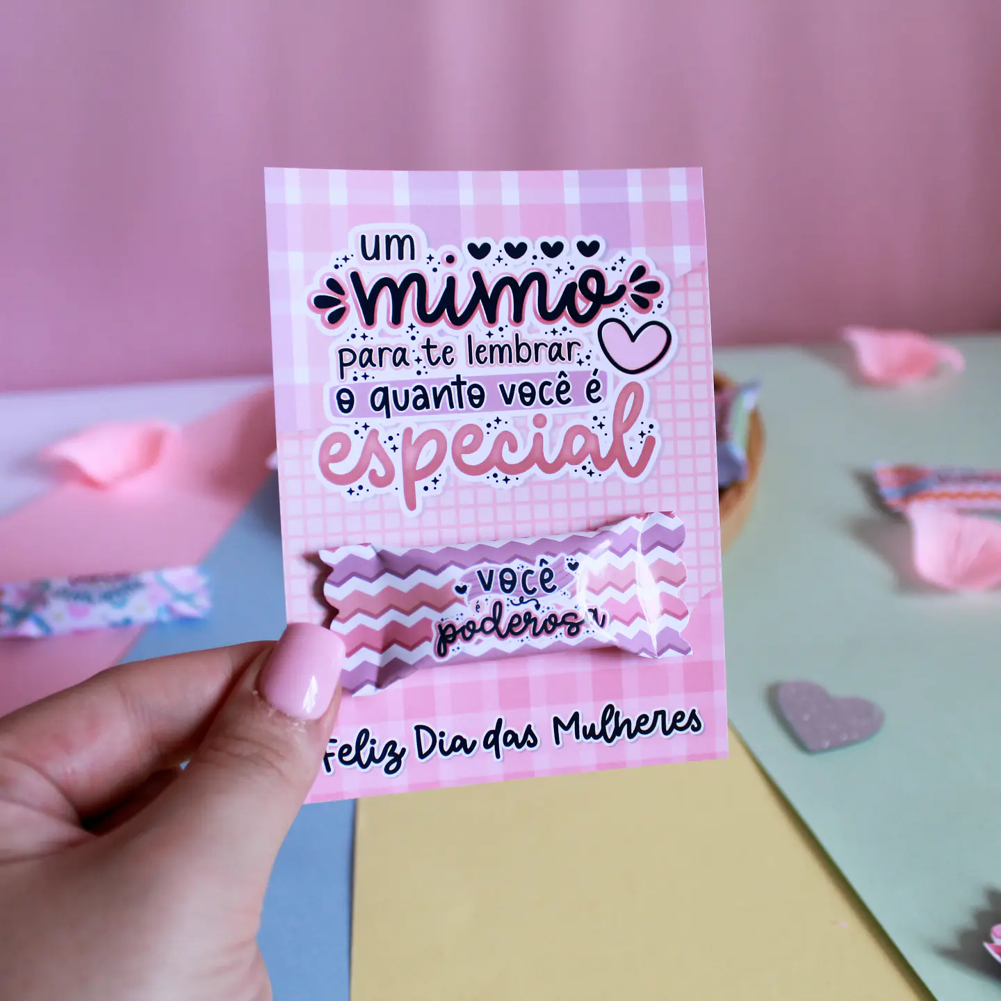 Arquivos Balinhas com card Dia da Mulher Kit Digital Pdf e Png 2
