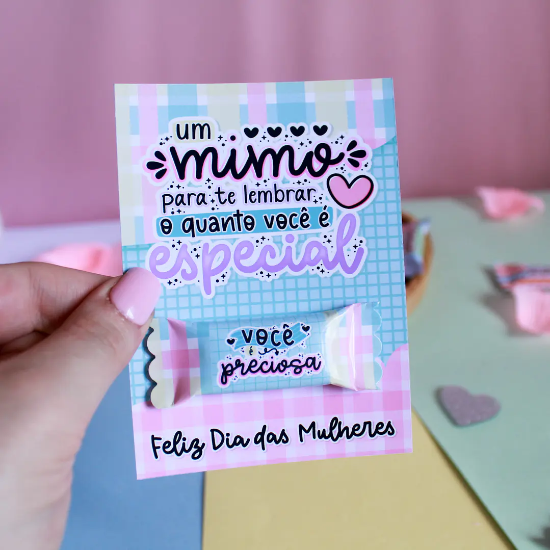 Arquivos Balinhas com card Dia da Mulher Kit Digital Pdf e Png 4