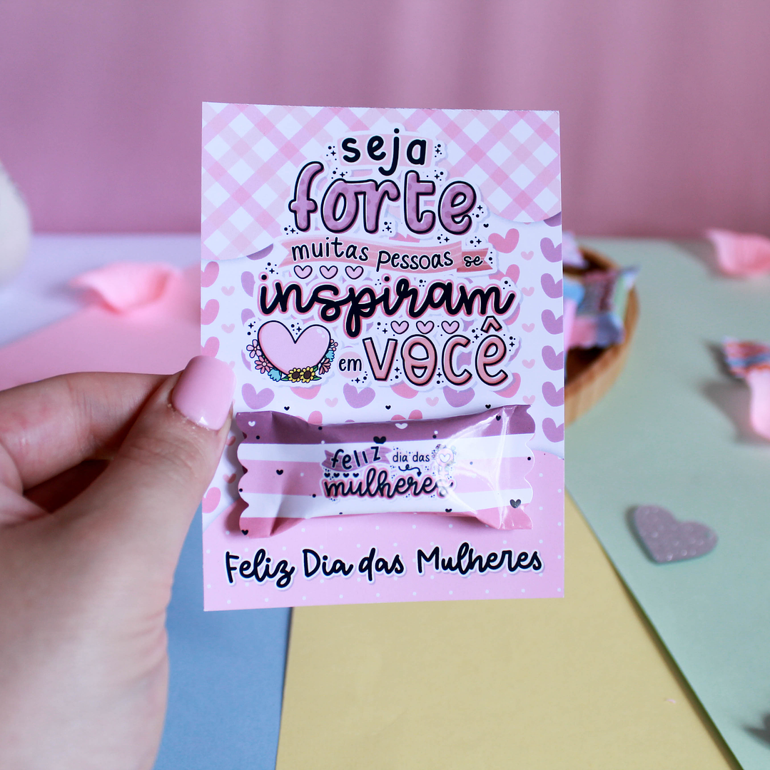 Arquivos Balinhas com card Dia da Mulher Kit Digital Pdf e Png 5