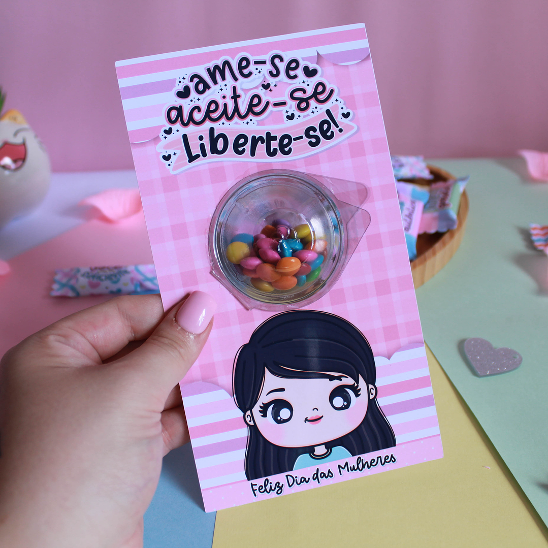 Arquivos Card para blister Dia da Mulher Kit Digital Pdf e Png 4