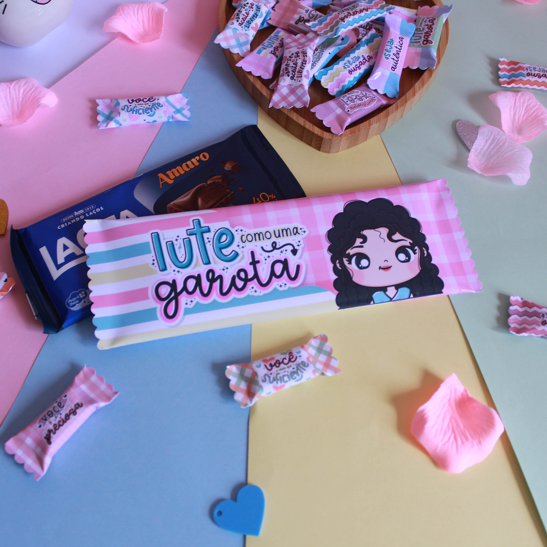 Arquivos Capa para barra de chocolate Dia da Mulher Kit Digital Pdf e Png 2